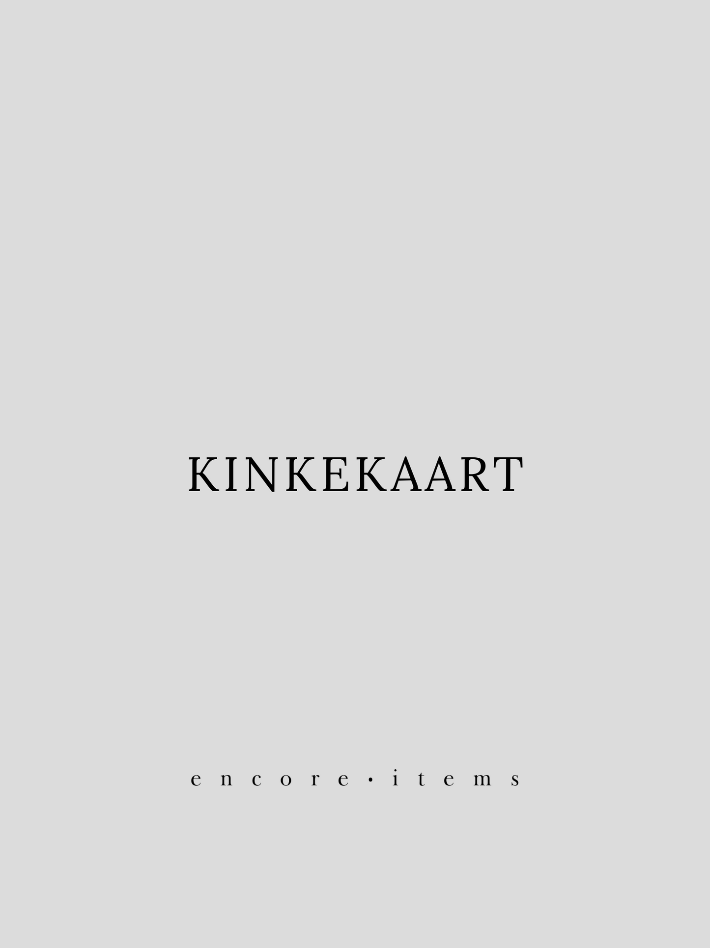 Kinkekaart